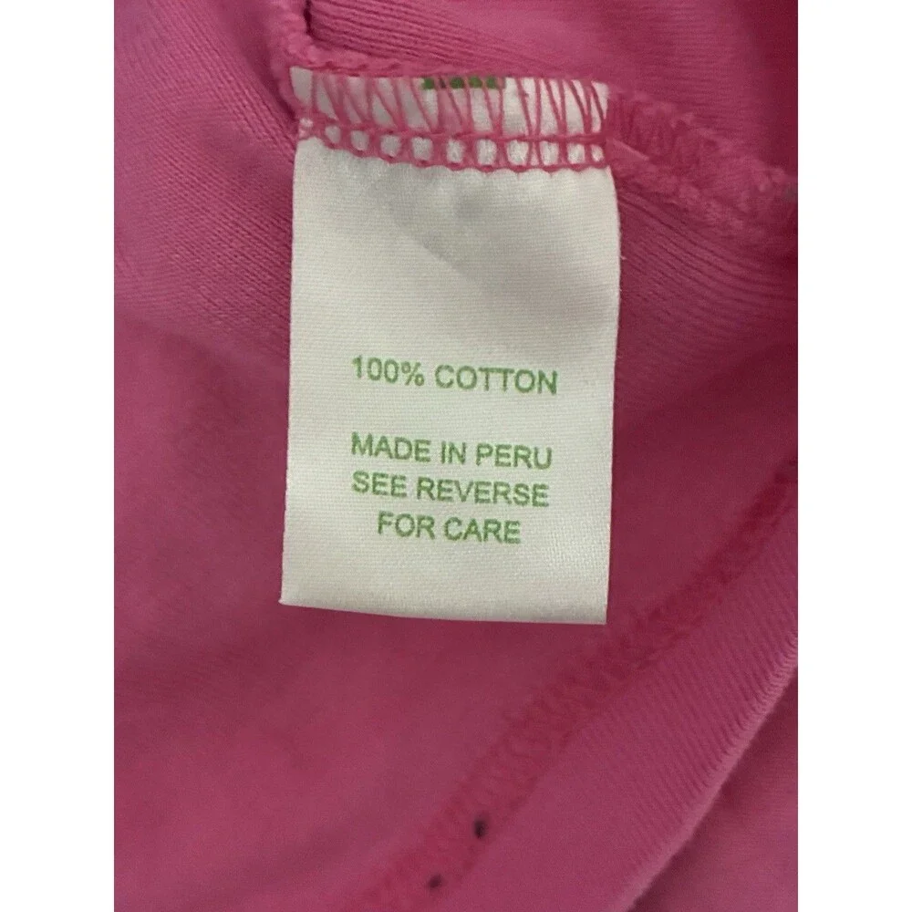 Lilly Pulitzer Women’s Pink Short Sleeve T-shirt Size Small - Picture 8 of 9